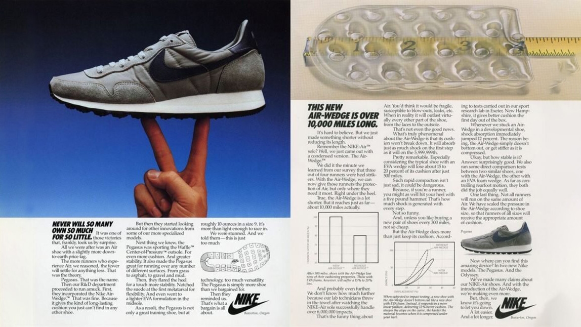 Эволюция культовой модели Nike Pegasus